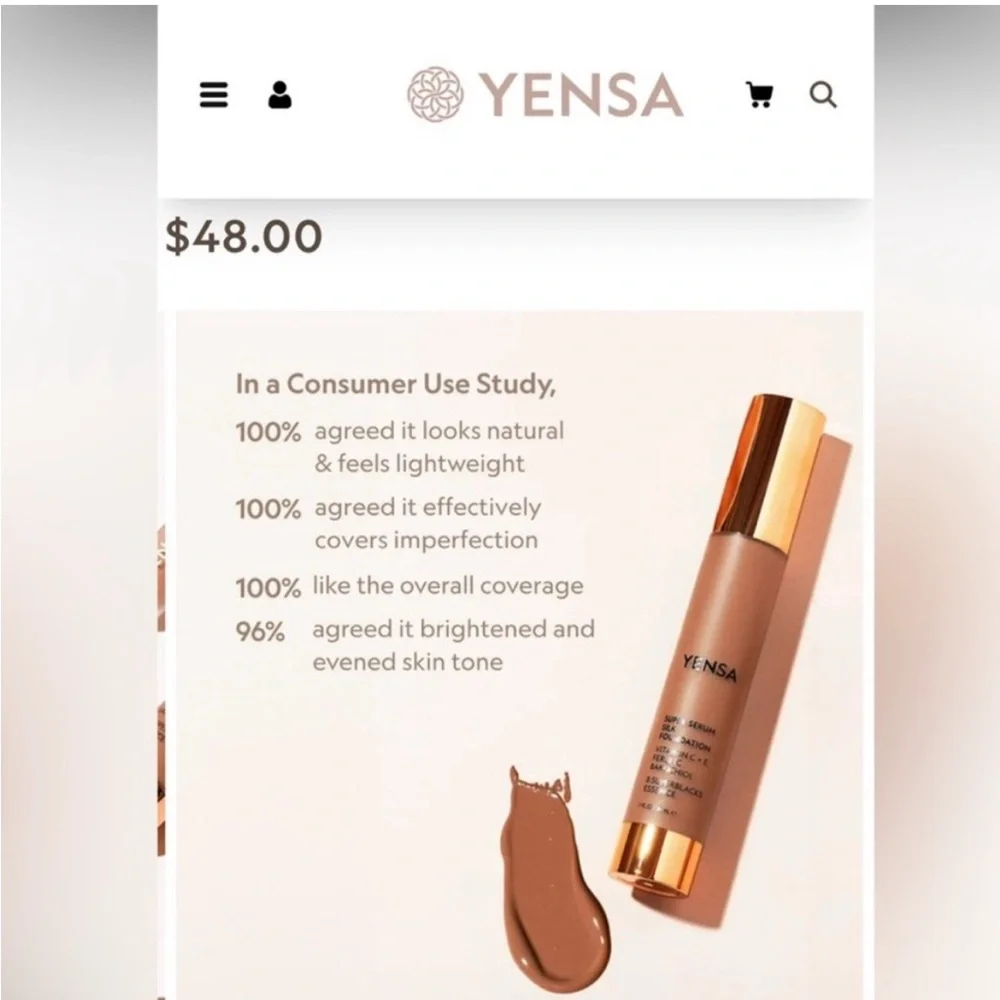Yensa Super Serum Silk Foundation - fair 03